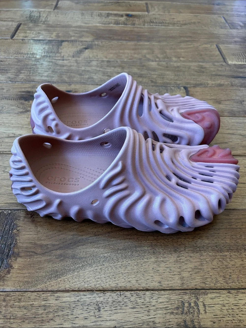 Crocs Salehe Bembury Pollex Clogs Slip On Comfort Shoes Pink Mens Size 9